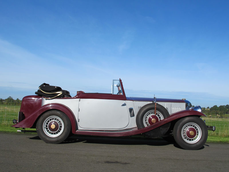 - Rare Berkeley drophead coachwork on Hudson Terraplane chassis

- Regal Cherry Red and light silver - Image 4 of 9