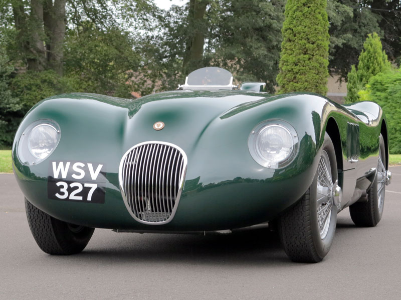 - The Linstone Car scratch built from Jaguar factory drawings

In many ways the XK120's success,