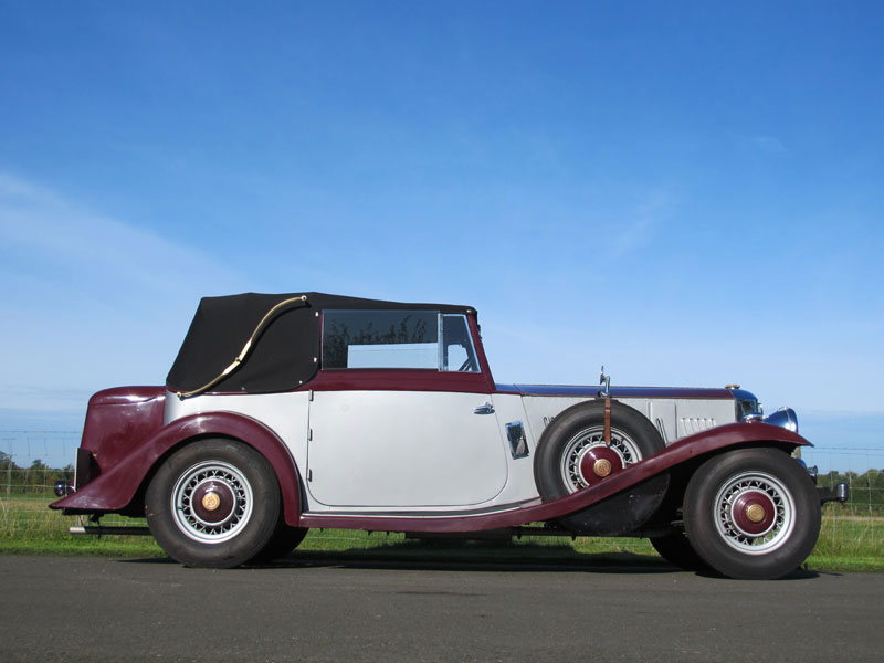 - Rare Berkeley drophead coachwork on Hudson Terraplane chassis

- Regal Cherry Red and light silver - Image 5 of 9