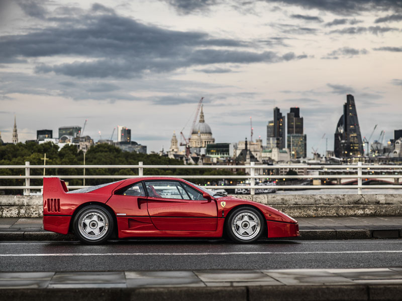 "When people ask me what the greatest thing I have ever driven is, the word F40 just falls out of my