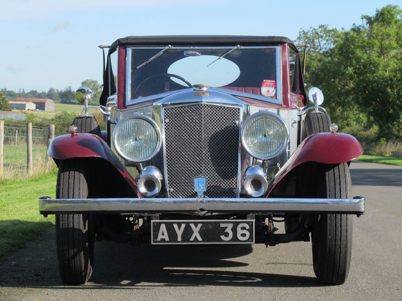 - Rare Berkeley drophead coachwork on Hudson Terraplane chassis

- Regal Cherry Red and light silver - Image 3 of 9