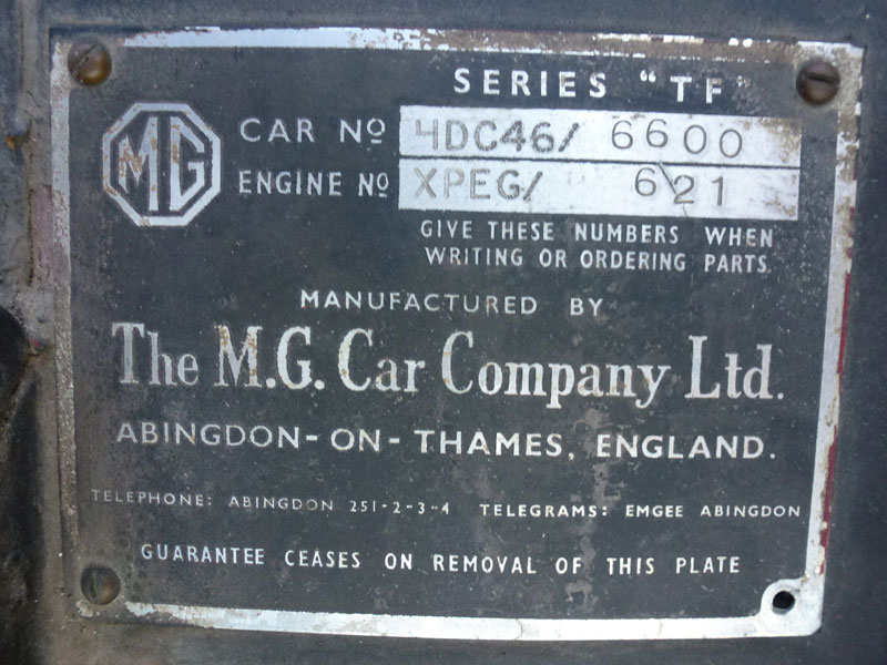 1955 MG TF 1500 - Image 8 of 8
