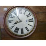 Victorian station clock- later repainted dial