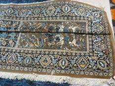A Large blue ground rug
