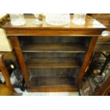 Victorian mahogany veneered bookcase