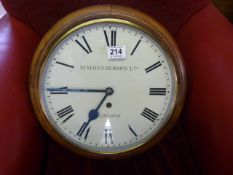 Fusee wall clock MM Henderson, Airdree- key and pe