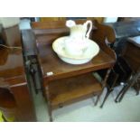 Georgian mahogany washstand