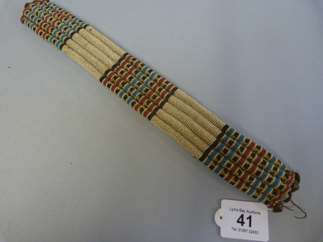 Tribal African beadwork collar