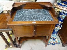 Small washstand with a marble top