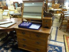 A Satinwood dressing table