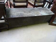 An antique plank chest