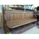 A 6 Ft pine pew