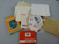 A Collection of various stamps and a postage book