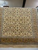 Ivory Ground Kashmir rug