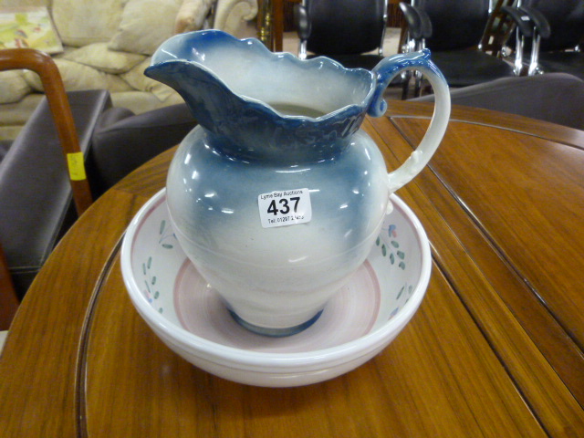 A Jug and wash bowl