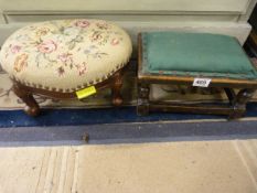Two small footstools