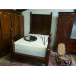 Mahogany framed double bed