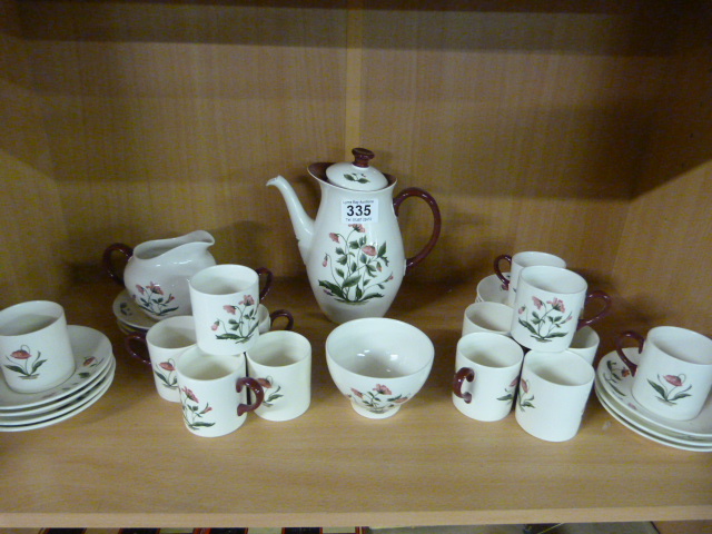A Part coffee set by Wedgwood 'Mayfield'