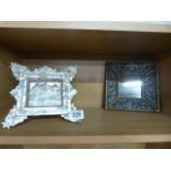 A Mirror and Mother of pearl religious scene