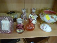 Selection of glass and china
