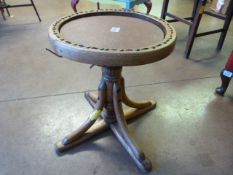 A Bentwood revolving stool
