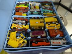 A Matchbox collections case with cars inside