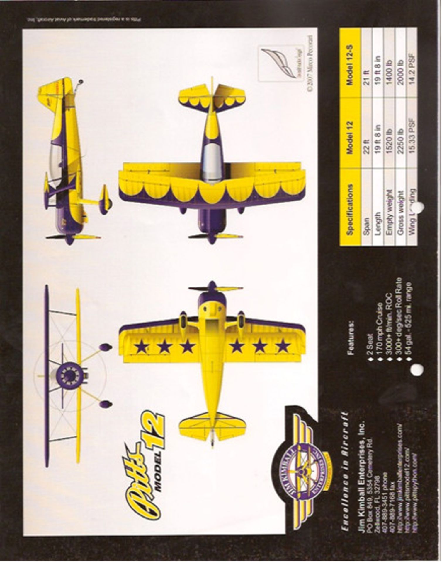 2006 Pitts Model 12 Light Aerobatic Biplane - Image 3 of 16