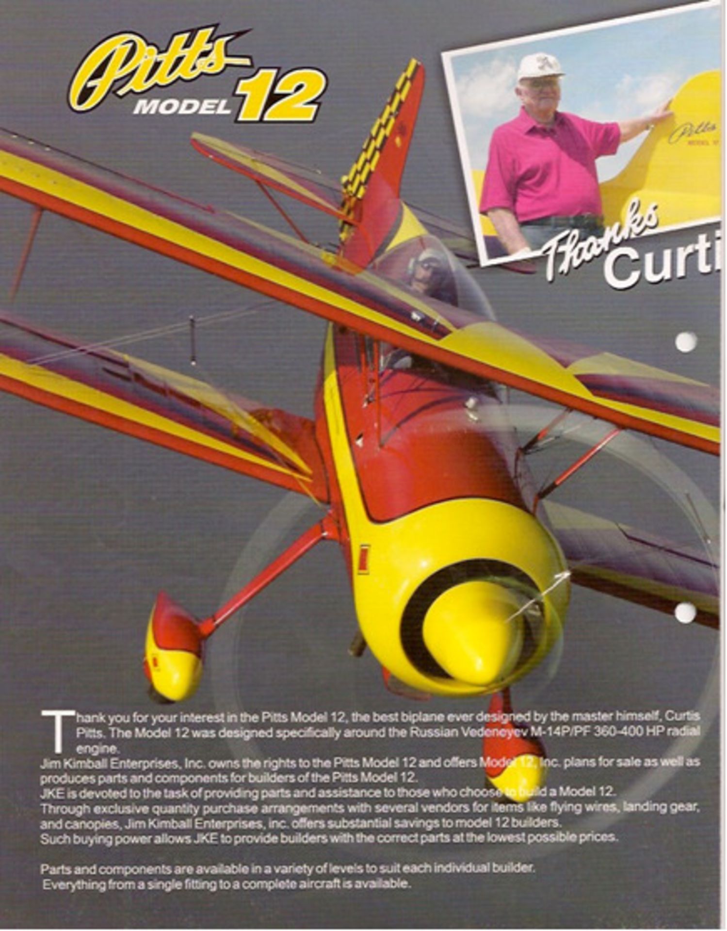 2006 Pitts Model 12 Light Aerobatic Biplane