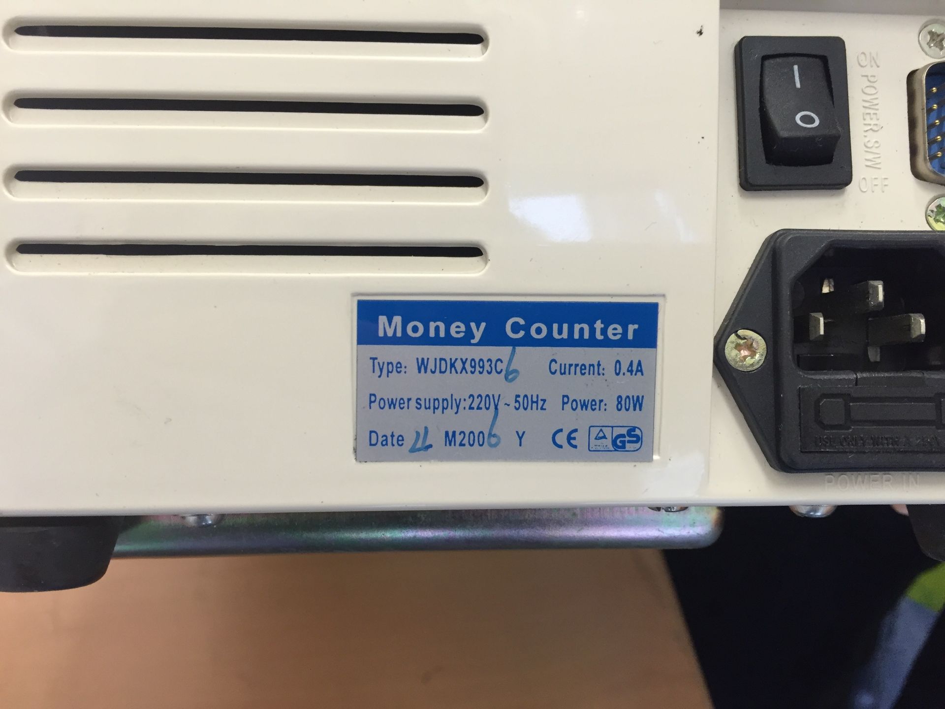 WJDKX993C6 Money Counters - Image 2 of 2