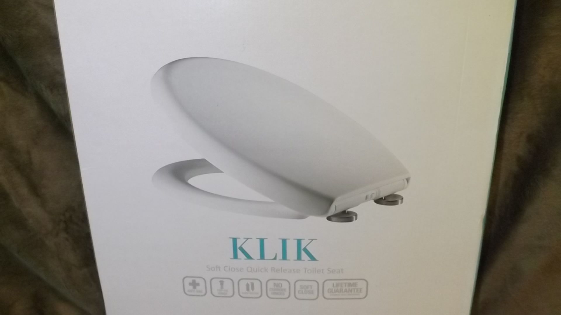 1 BOXED TAVISTOCK KLIK SOFT CLOSE QUICK RELEASE TOILET SEAT RRP £39.99