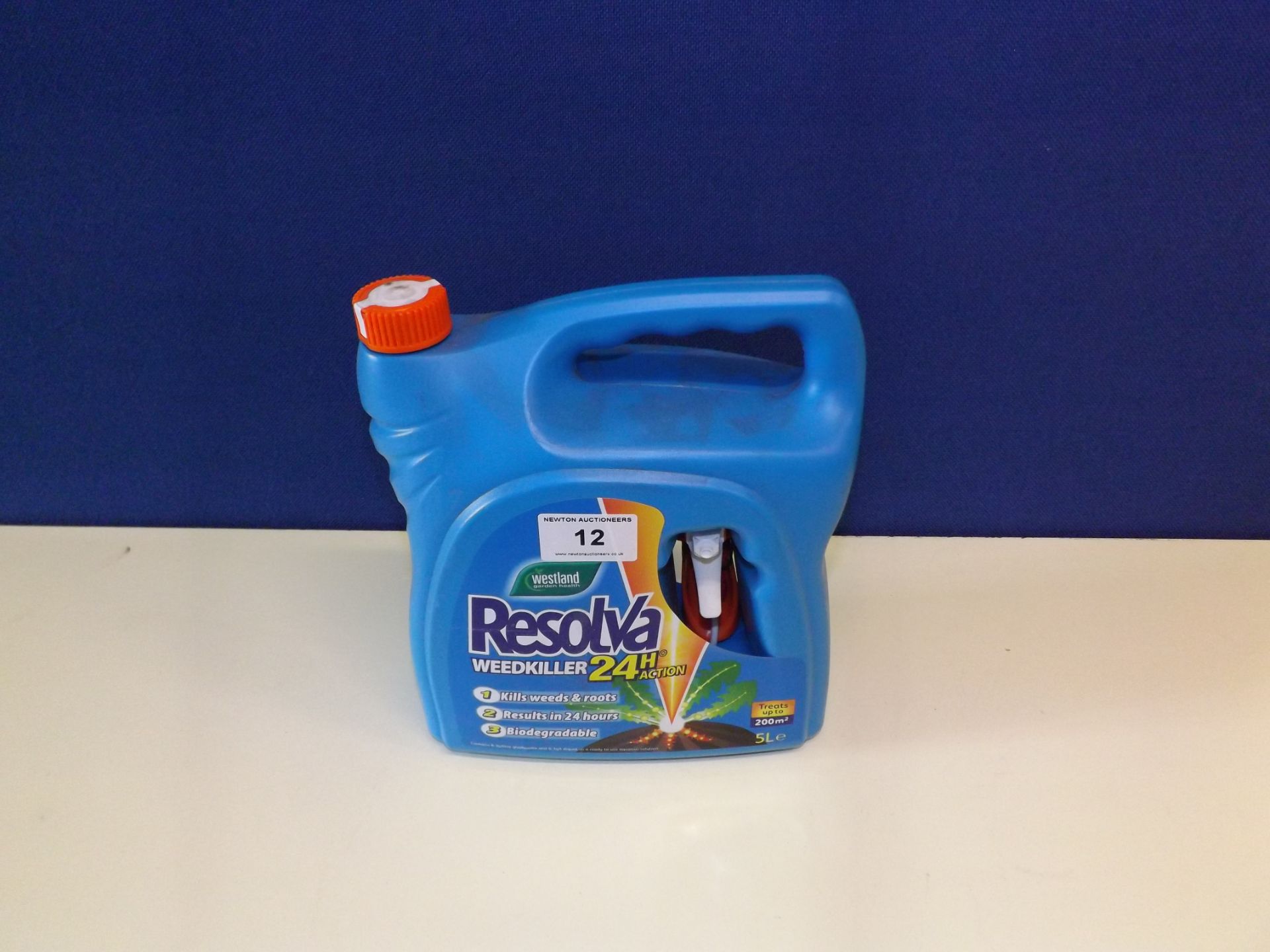 1 BRAND NEW 5 LITRE RESOLVA 24HOUR WEEDKILLER RRP £32.99