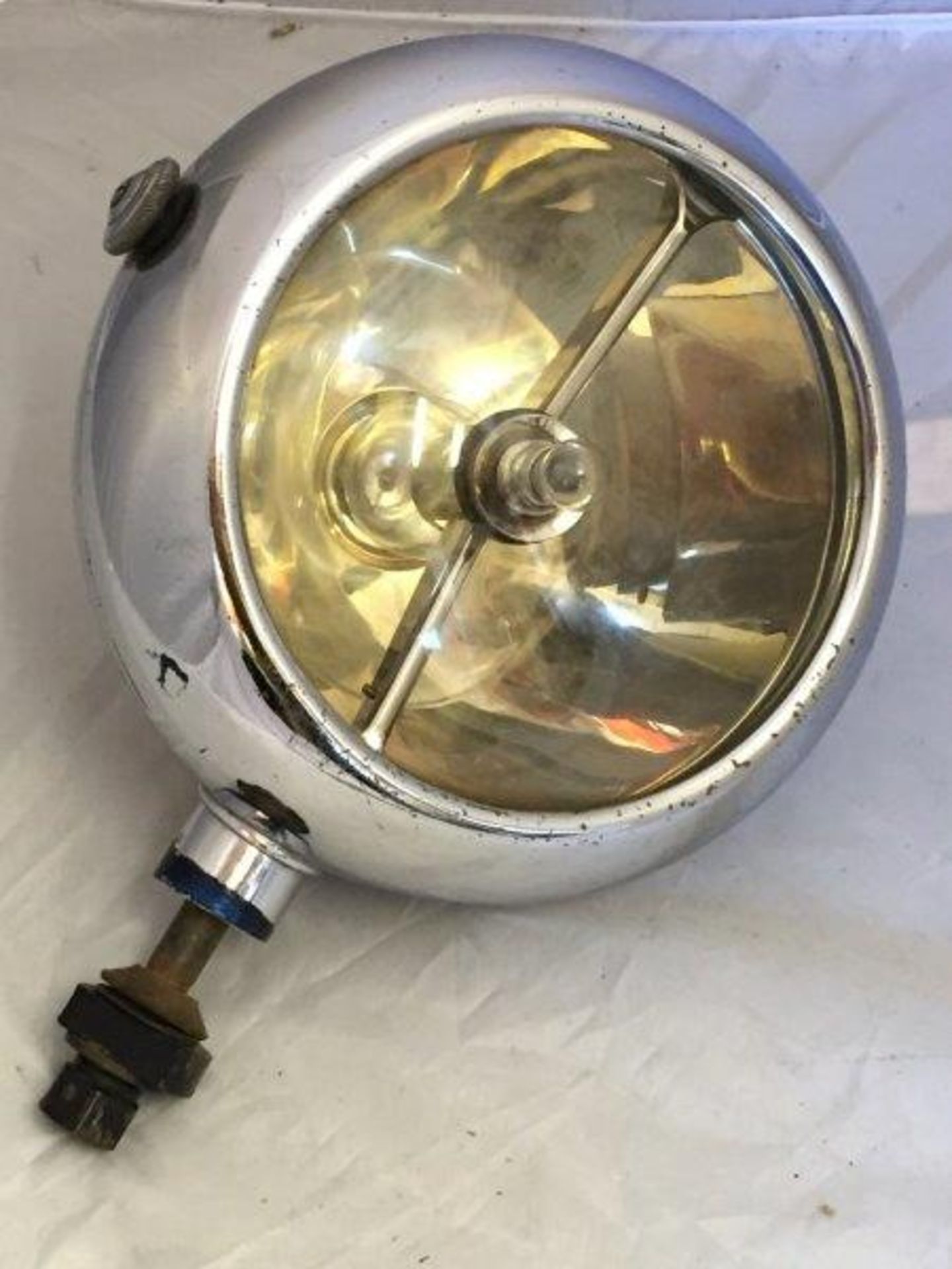 A Phares Auteroche chrome plated spotlamp in good original condition.