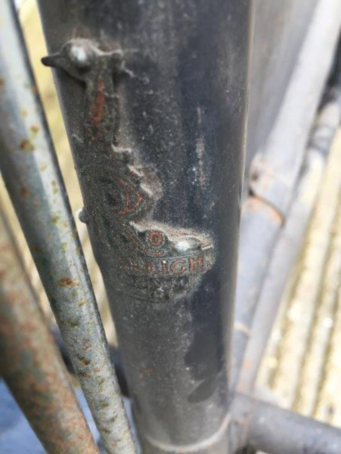 A gents delivery bicycle with 'City of St. Albans City Surveyors Department' sign between the frame, - Image 2 of 2