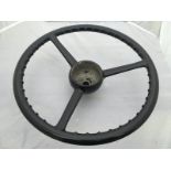 A 1930s Austin 7 steering wheel recently recovered and now in excellent condition.