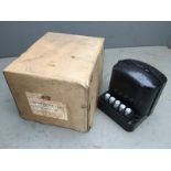 A boxed Lucas control box RB106/1, six volt, new old stock.