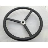 An Austin 7 Chummy steering wheel recently recovered and therefore in excellent condition.