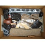 A box of new gasket sets, new bakelite interior fittings etc.