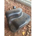 A Mini petrol tank, appears in excellent condition, possibly new old stock.