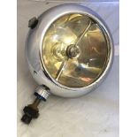 A Phares Auteroche chrome plated spotlamp in good original condition and a set of six Veteran Car