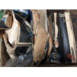 A box of assorted new old stock clutch parts etc.