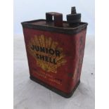 A Junior Shell oil can.