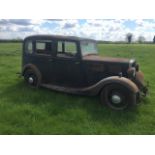 1934 Standard 12 Saloon ‘Barnfind’ Reg. no. WD 7816 Chassis no. 193497 Engine no. 193683 In the