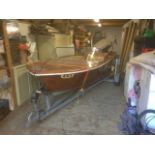 1965 Broom Speed Boat with 33 HP engine and trailer Reg. no. n/a Chassis no. n/a Engine no. n/a This