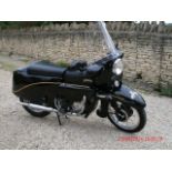 1955 Vincent Black Shadow 998cc Series D with Black Prince Bodywork Reg. no. RGY 478 Frame. no.