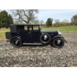 1929 Humber 16/50 Tickford All Weather Saloon by Salmons & Sons Reg. no. GC 1582 Chassis no. 17735