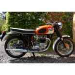 1966 Triumph T120 650 cc Reg. no. UCA 370D Frame no. DU 40329 Engine no. T120DU43286 Purchased by