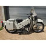 1970 Velocette LE ‘Police’ bike Reg. no. AUV 287H Frame no. 9045 Engine no. 9045 The LE is certainly