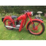 1955 BSA Bantam 125 cc G.P.O. bike Reg. no. FSL 208 (RLB 389) Frame no. BD2555230 Engine no. DDB