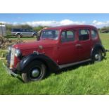 1938 Austin 12/4 Ascot Saloon Reg. no. FHT 991 Chassis no. HRA63853 Engine no. Unknown Austin