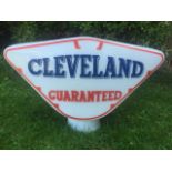 A Cleveland Guaranteed glass petrol pump globe by Hailware, in excellent condition.